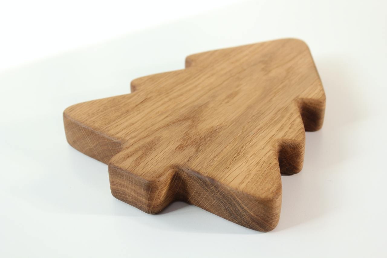 Wooden Plate For Kids - Christmas Tree
