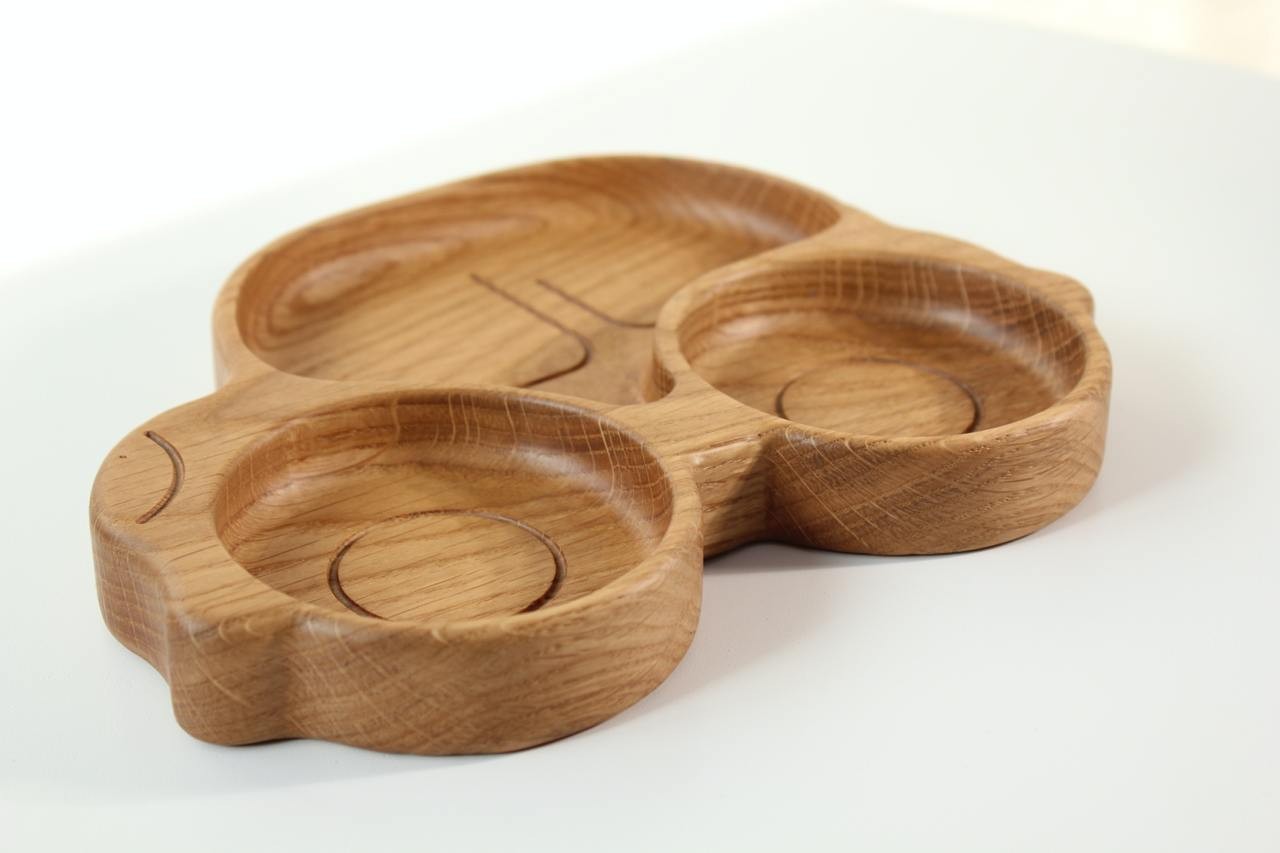 Wooden Plate For Kids - Car
